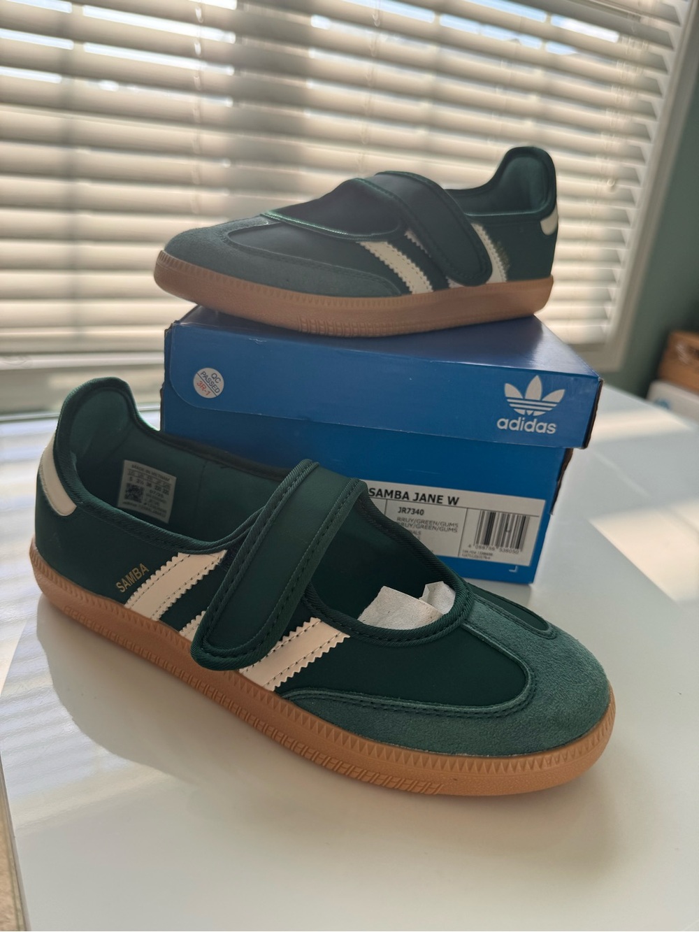 NEW! Adidas Samba Jane Green